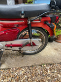Schwarze Stoßdämpfer hinten: Honda C90 C 90 (1984-1986)