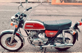 Chrom-Stoßdämpfer hinten: Honda CB125 CB 125 (1972-1976)