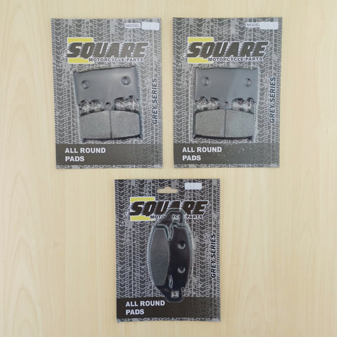 Bremsbelagsatz vorne und hinten: Kawasaki KR1 KR 1 (1990-1991)