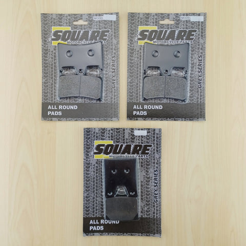 Bremsbelagsatz vorne und hinten: Yamaha XJR1300 XJR 1300 (2000)