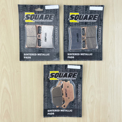 Satz Bremsbeläge vorn und hinten aus gesintertem Metall: Yamaha YZF-R1 YZF R1 (2004-2006)