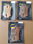 Sintermetallic Bremsbeläge vorne und hinten Set: Honda XL1000 XL 1000 (1999-2006)