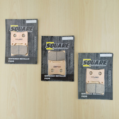 Satz Bremsbeläge vorn und hinten aus gesintertem Metall: Yamaha FZX750 FZX 750 (1986-1989)