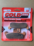 Goldfren AD Bremsbeläge: AD006 ≈ FA134 / VD929 / VD942 / FDB499 / SBS608
