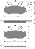 Goldfren AD-Bremsbeläge vorn: Kawasaki Ninja 300 (2013-2014)