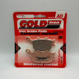Goldfren AD Bremsbeläge: AD021 ≈ FA174 / VD163 / FDB754 / SBS657 / SBS162