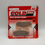 Goldfren AD Bremsbeläge: AD025 ≈ FA121 / FA203 / VD141 / VD142 / FDB462 / SBS593