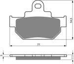 Goldfren AD-Bremsbeläge vorn: Suzuki RM125 RM 125 (1985-1986)