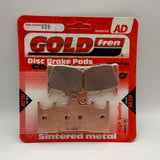 Goldfren AD Bremsbeläge: AD039 ≈ FA188 / VD349 / FDB873 / SBS686