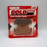 Goldfren AD Bremsbeläge: AD049 ≈ FA069/2 / VD123/2 / FDB244R / SBS572