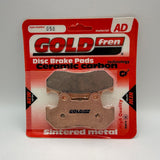 Goldfren AD Bremsbeläge: AD050 ≈ FA069 / VD123 / FDB244 / SBS542