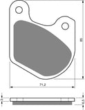 Goldfren AD Bremsbeläge: AD062 ≈ FA072 / FDB334