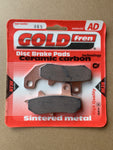 Goldfren AD-Bremsbeläge hinten: Suzuki RG125 RG 125 (1992-1994)