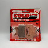 Goldfren AD Bremsbeläge: AD067 ≈ FA104 / VD240 / FDB386/R / SBS570