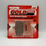 Goldfren AD Bremsbeläge: AD070 ≈ FA252 / FA168 / FA380 / VD248 / FDB605 / SBS198 / SBS634 / SBS639