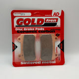 Goldfren AD Bremsbeläge: AD073 ≈ FA123 / VD242 / FDB662 / SBS590