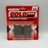 Goldfren AD Bremsbeläge: AD082 ≈ FA034 / VD205 / VD212 / SBS507