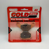 Goldfren AD Bremsbeläge: AD086 ≈ FA067/2 / FDB731 / SBS541