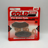 Goldfren AD Bremsbeläge: AD088 ≈ FA165/2 / FA215/2 / / SBS633