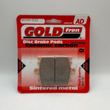 Goldfren AD Bremsbeläge: AD090 ≈ FA180 / VD433 / FDB741 / SBS666
