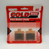 Goldfren AD Bremsbeläge: AD098 ≈ FA193 / VD948 / FDB680 / SBS697