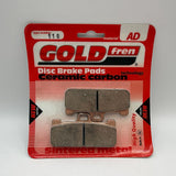 Goldfren AD Bremsbeläge: AD116 ≈ FA218 / FA218/2 / FDB2007 / SBS711