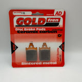 Goldfren AD Bremsbeläge: AD118 ≈ FA186 / VD949 / FDB784 / SBS680