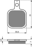 Goldfren AD Bremsbeläge: AD119 ≈ FA175 /