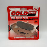 Goldfren AD Bremsbeläge: AD124 ≈ FA231 / FA259 / VD435 / FDB2049 / SBS704
