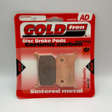 Goldfren AD Bremsbeläge: AD127 ≈ FA068 / VD420/S / FDB298/R / SBS539 / SBS540