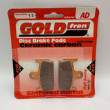 Goldfren AD Bremsbeläge: AD131 ≈ FA234 / FA269 / VD962 / SBS710