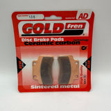 Goldfren AD Bremsbeläge: AD136 ≈ FA235 / VD996 / FDB2191 / SBS723