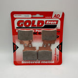 Goldfren AD Bremsbeläge: AD140 ≈ FA355/4 / VD987 / FDB2141 / SBS775