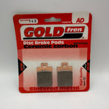 Goldfren AD Bremsbeläge: AD142 ≈ FA255 / VD995 / FDB2037 / SBS712