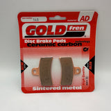 Goldfren AD Bremsbeläge: AD143 ≈ FA291 / FDB2103 / SBS815