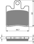 Goldfren AD Bremsbelagsatz vorn: Suzuki AN250 AN 250 (1998-2002)
