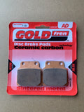 Goldfren AD-Bremsbeläge hinten: Honda CB450 CB 450 (1989-1992)