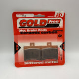 Goldfren AD Bremsbeläge: AD150 ≈ FA298 / VD974 / FDB2090 / SBS152 / SBS747
