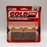 Goldfren AD Bremsbeläge: AD166 ≈ FA057 / VD935 / SBS527