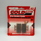 Goldfren AD Bremsbeläge: AD167 ≈ FA302 / VD440 / FDB2110SG / SBS752