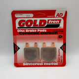 Goldfren AD Bremsbeläge: AD184 ≈ FA076 / VD928 / SBS560