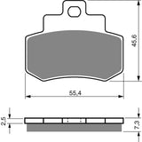 Goldfren AD Bremsbeläge: AD192 ≈ FA356 / VD988 / SBS776