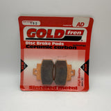 Goldfren AD Bremsbeläge: AD192 ≈ FA356 / VD988 / SBS776