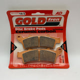 Goldfren AD Bremsbeläge: AD193 ≈ FA324 / VD9017 / FDB2105 / SBS761