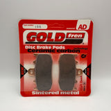 Goldfren AD Bremsbeläge: AD196 ≈ FA335 / VD9000 / FDB2125 / SBS796
