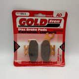 Goldfren AD Bremsbeläge: AD205 ≈ FA317 / VD276 / VD979 / FDB2149 / SBS767
