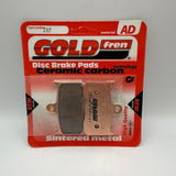 Goldfren AD Bremsbeläge: AD207 ≈ FA347 / VD443 / FDB2158 / SBS782
