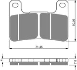 Goldfren AD Bremsbeläge: AD213 ≈ FA379 / VD355 / FDB2178 / SBS306