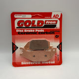 Goldfren AD Bremsbeläge: AD221 ≈ FA343 / VD167 / FDB2143 / SBS784