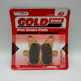 Goldfren AD Bremsbeläge: AD224 ≈ FA336 / VD267 / SBS764